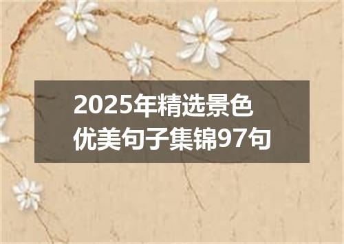 2025年精选景色优美句子集锦97句