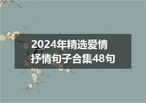 2024年精选爱情抒情句子合集48句