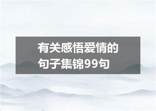 有关感悟爱情的句子集锦99句