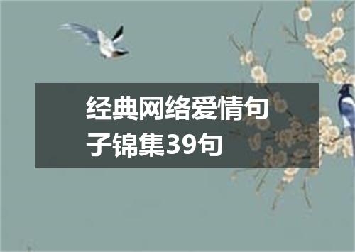经典网络爱情句子锦集39句