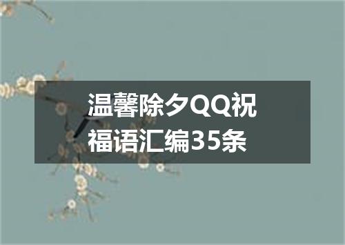 温馨除夕QQ祝福语汇编35条