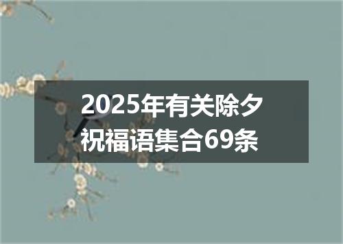 2025年有关除夕祝福语集合69条