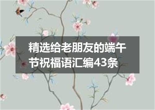 精选给老朋友的端午节祝福语汇编43条