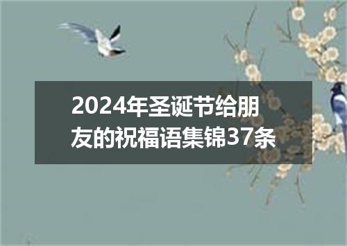 2024年圣诞节给朋友的祝福语集锦37条