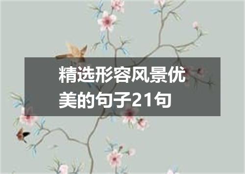 精选形容风景优美的句子21句