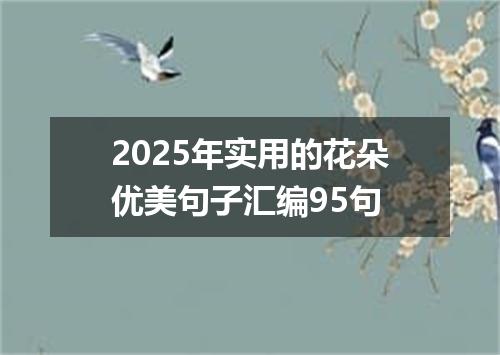 2025年实用的花朵优美句子汇编95句