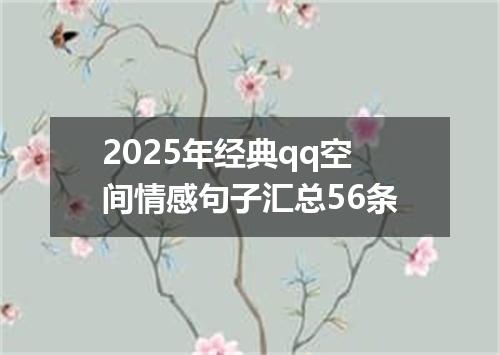 2025年经典qq空间情感句子汇总56条
