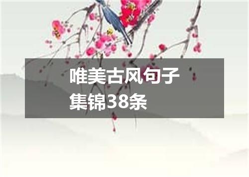 唯美古风句子集锦38条
