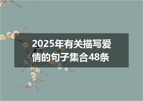 2025年有关描写爱情的句子集合48条