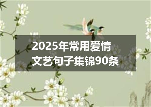 2025年常用爱情文艺句子集锦90条