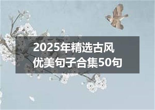 2025年精选古风优美句子合集50句