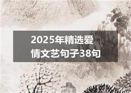 2025年精选爱情文艺句子38句