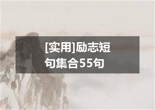 [实用]励志短句集合55句