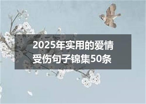 2025年实用的爱情受伤句子锦集50条