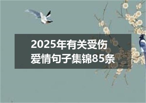 2025年有关受伤爱情句子集锦85条