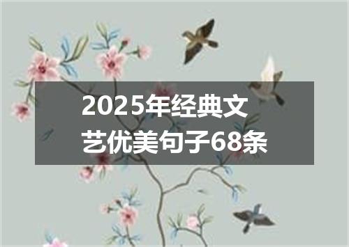 2025年经典文艺优美句子68条