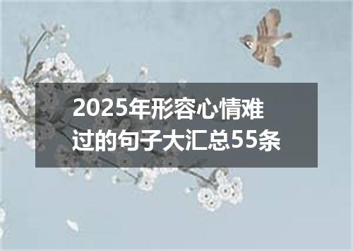 2025年形容心情难过的句子大汇总55条