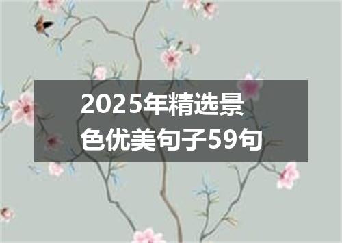 2025年精选景色优美句子59句