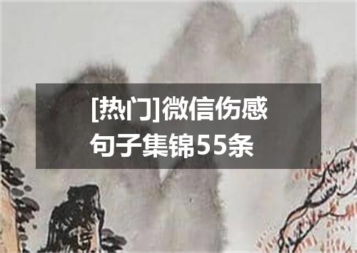 [热门]微信伤感句子集锦55条