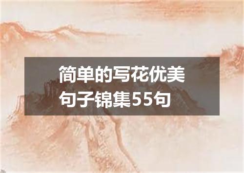 简单的写花优美句子锦集55句