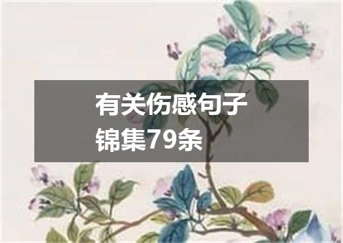 有关伤感句子锦集79条