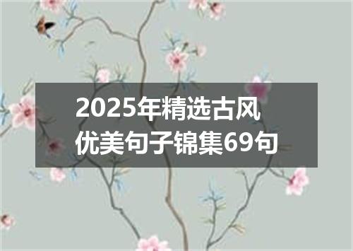 2025年精选古风优美句子锦集69句