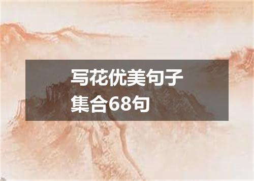 写花优美句子集合68句