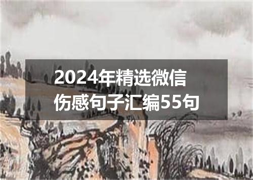 2024年精选微信伤感句子汇编55句