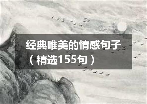 经典唯美的情感句子(精选155句)