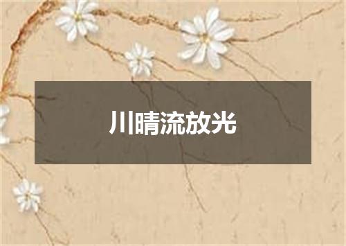川晴流放光