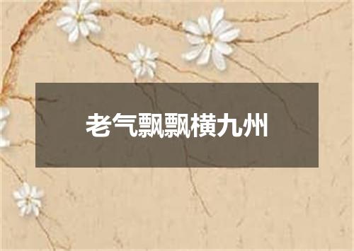 老气飘飘横九州