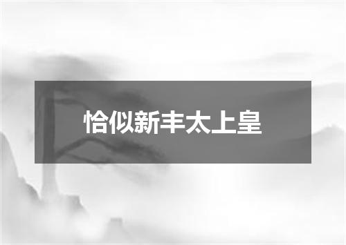 恰似新丰太上皇