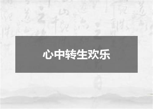 心中转生欢乐
