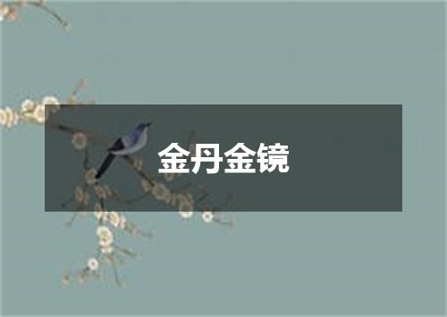 金丹金镜
