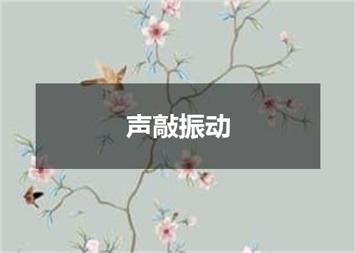 声敲振动