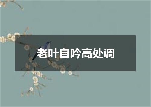 老叶自吟高处调