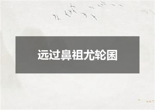 远过鼻祖尤轮囷