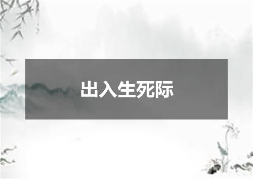 出入生死际