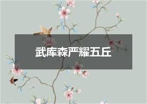 武库森严耀五丘