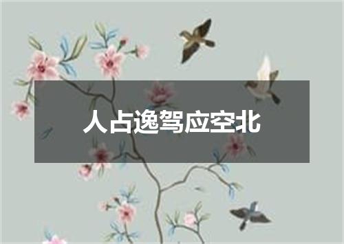 人占逸驾应空北