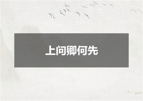 上问卿何先