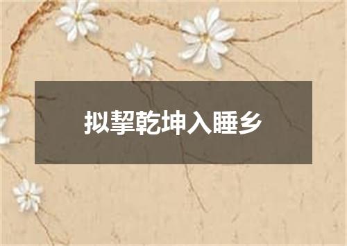 拟挈乾坤入睡乡