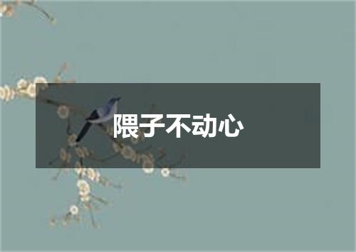 隈子不动心