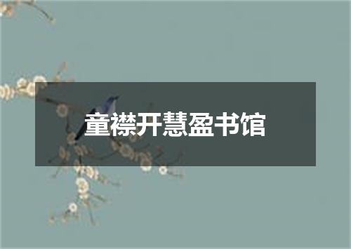 童襟开慧盈书馆