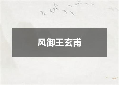 风御王玄甫