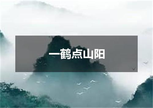 一鹤点山阳