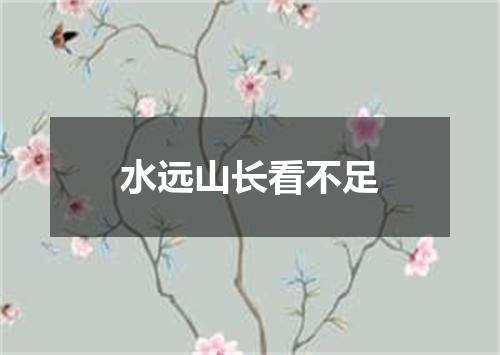 水远山长看不足