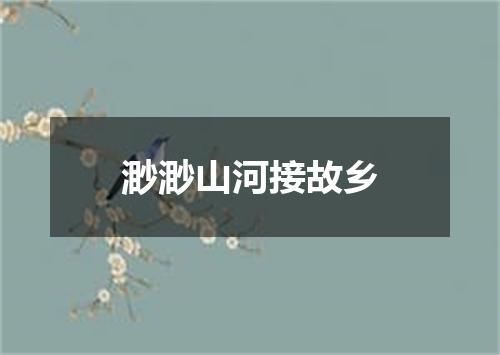 渺渺山河接故乡