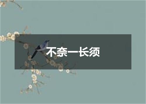 不奈一长须