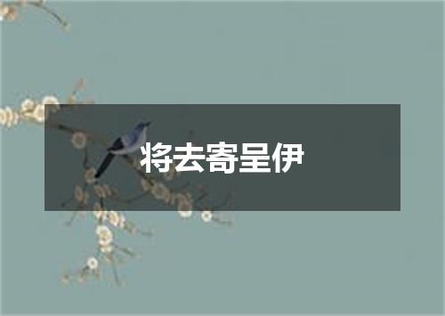 将去寄呈伊